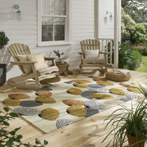 Tapis extérieur tissé kilim rectangle CHICDOUZ