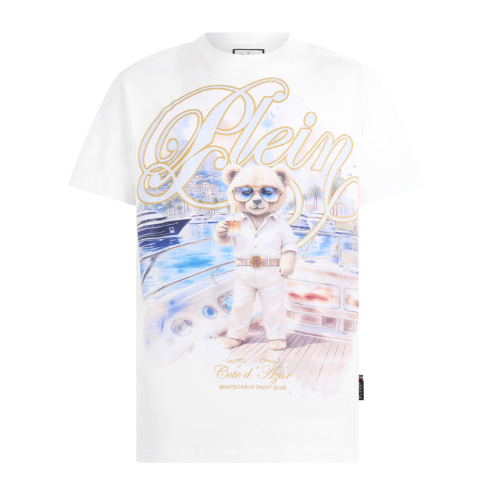 PHILIPP PLEIN Round Neck T-Shirt Teddy Bear