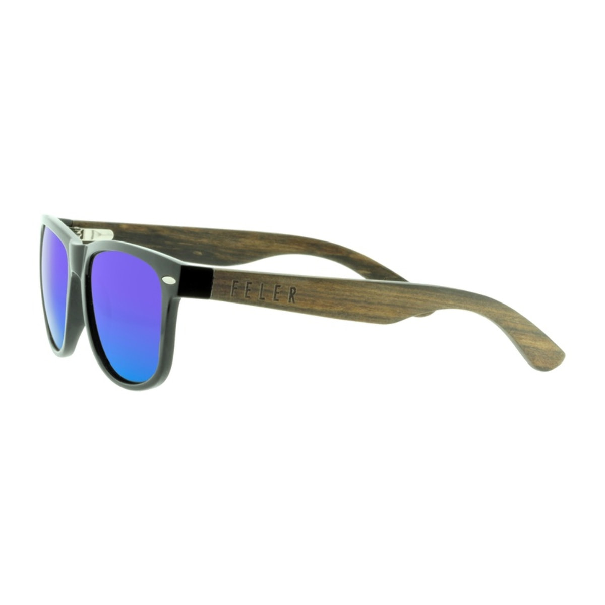 Gafas de Sol Feler 1501M-4 - BLUE Polarizadas de Madera Unisex 53 mm