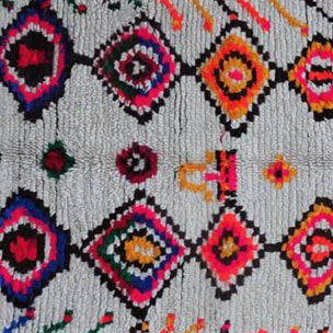 Authentique tapis berbère fait main en laine BADO