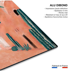 Tableau Affiche illustration ambiance la mamounia Tableau alu Dibond