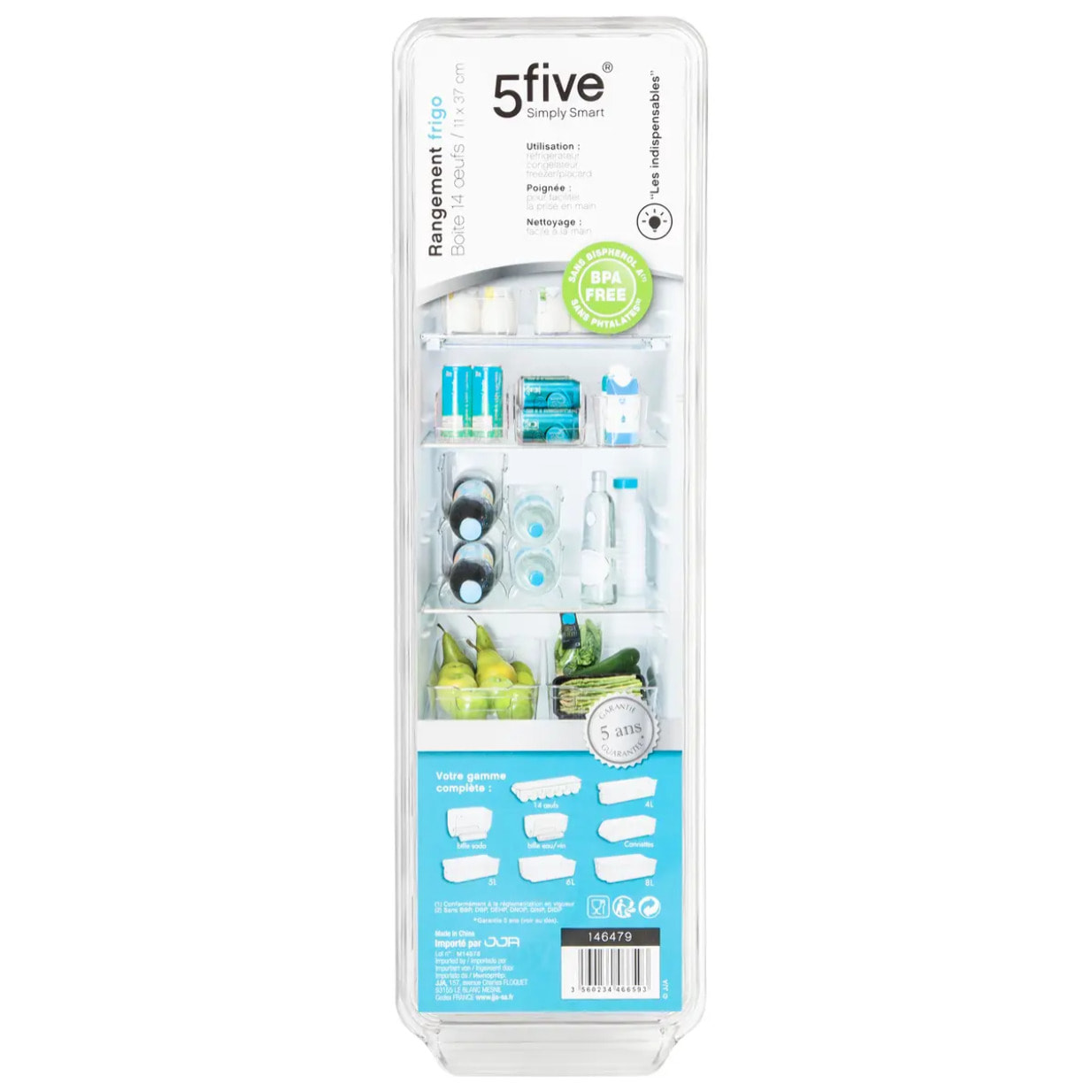 Rangement pour frigo "Smart Fridge" 14 oeufs