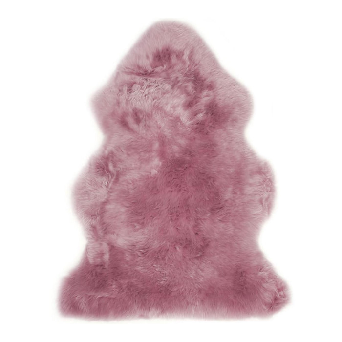 Tapis peau de mouton longs poils shaggy en laine