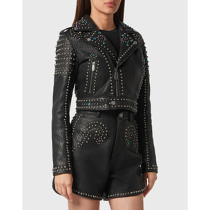 PHILIPP PLEIN Leather Jacket