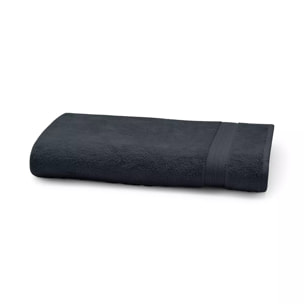 Serviette eponge pur coton 550 g/m² uni marine Elea navy