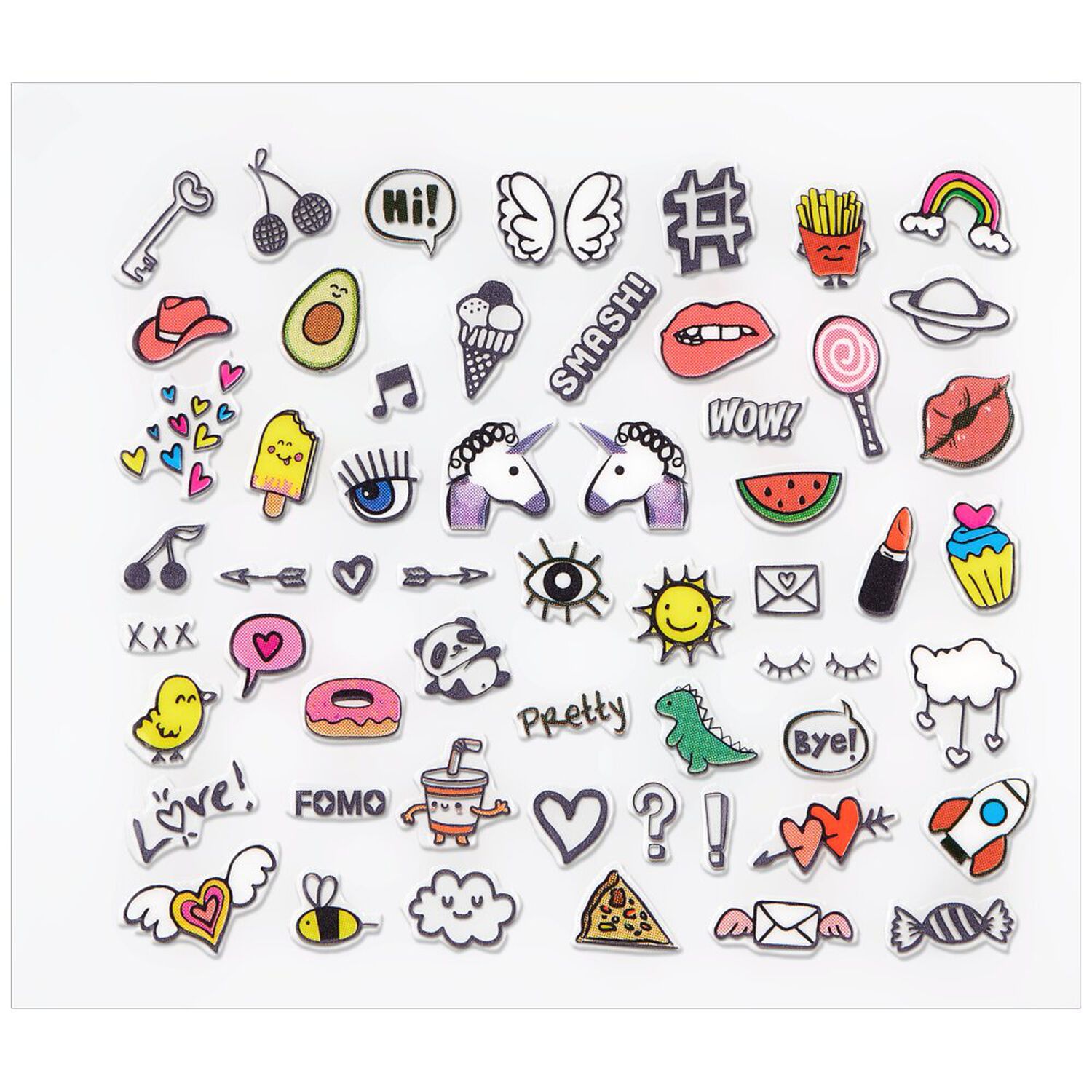 Happiness Looks Good On You Nail - Stickers pour Ongles