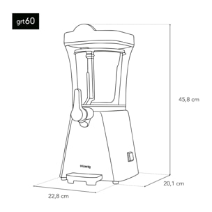 Máquina para granizados H.Koenig GRT60