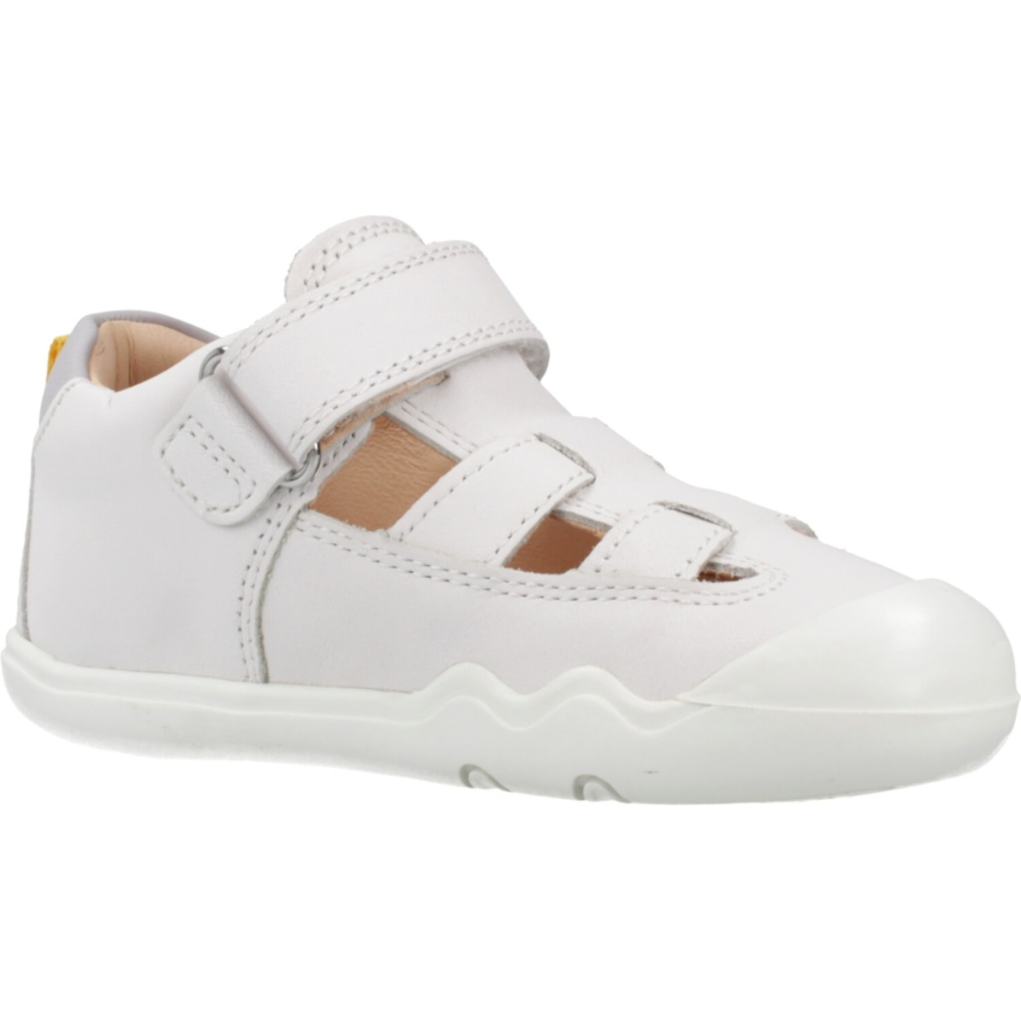 Sandalias Niño de la marca GEOX  modelo B STEPPIEUP BOY BLANCO