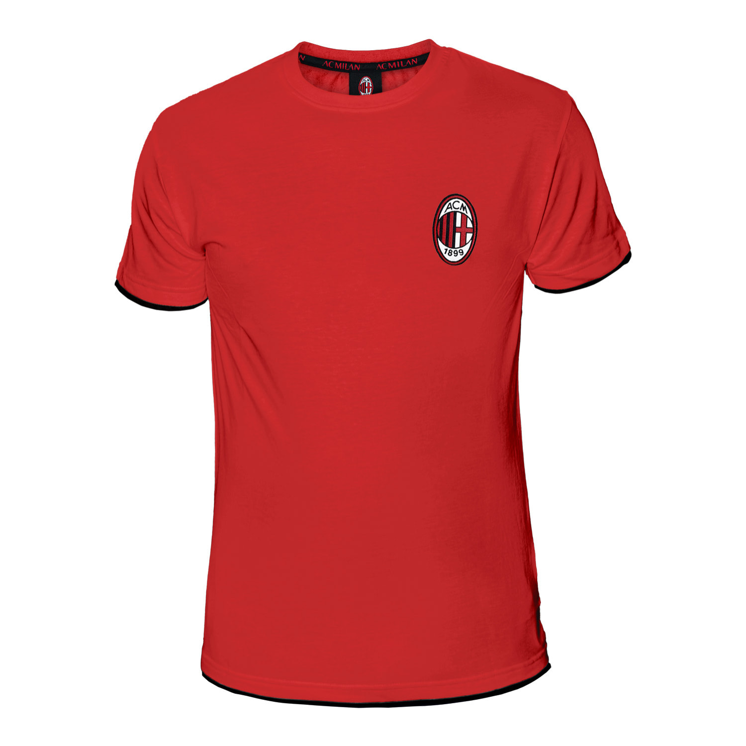 T-Shirt Manica Corta Uomo MILAN Cotone Prod. Ufficiale