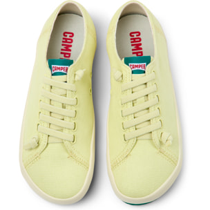 Zapatillas - CAMPER Peu Rambla Vulcanizado - Amarillo - Tejido natural