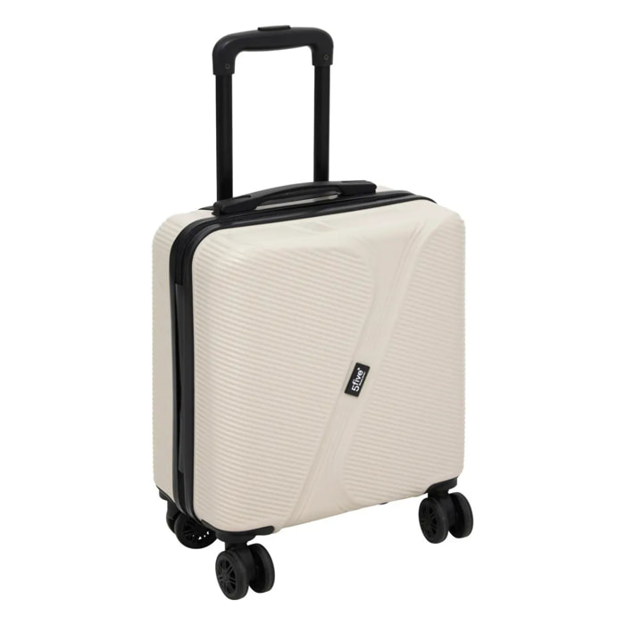 Valise cabine ABS low cost 8 roues argile