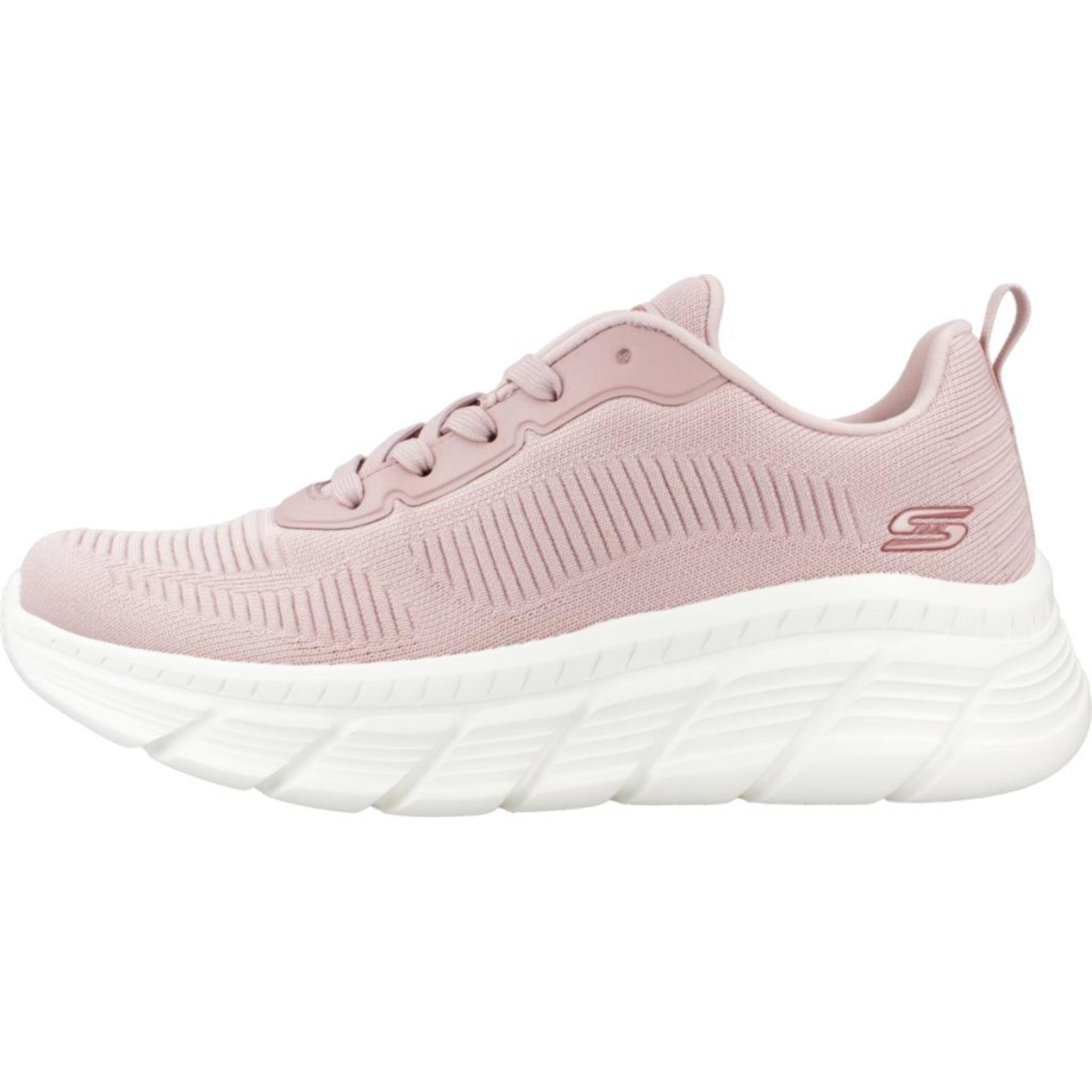 Sneakers De  Mujer Bobs B Flex Hi Flying Hi Rosa