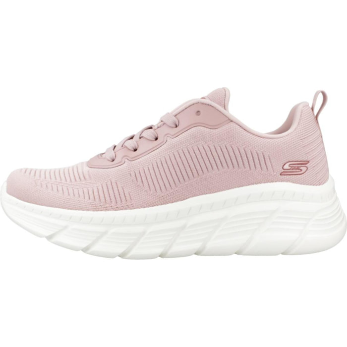 Sneakers De  Mujer Bobs B Flex Hi Flying Hi Rosa