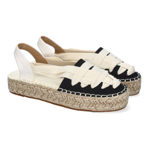 Alpargata Plana Estilo Valenciana para Mujer con Yute, Comodas y Elegantes, Diseño Moderno con Cintas