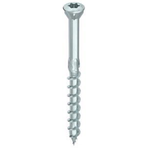 Vis HECO-Topix-Plus pour pare-close - Ø3,5x30mm - Tête Fraisée avec nervures de fraisage - Filetage Partiel - T10 - Boite de 1000 - 60249