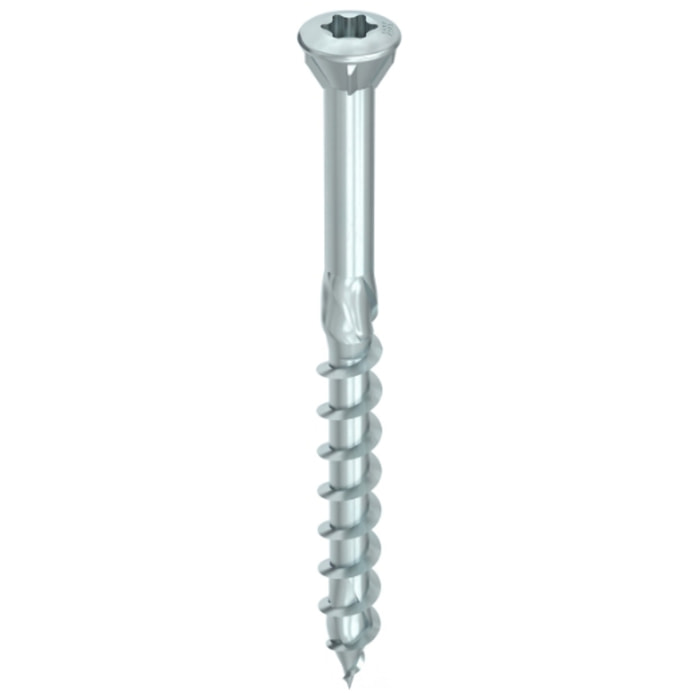 Vis HECO-Topix-Plus pour pare-close - Ø3,5x30mm - Tête Fraisée avec nervures de fraisage - Filetage Partiel - T10 - Boite de 1000 - 60249