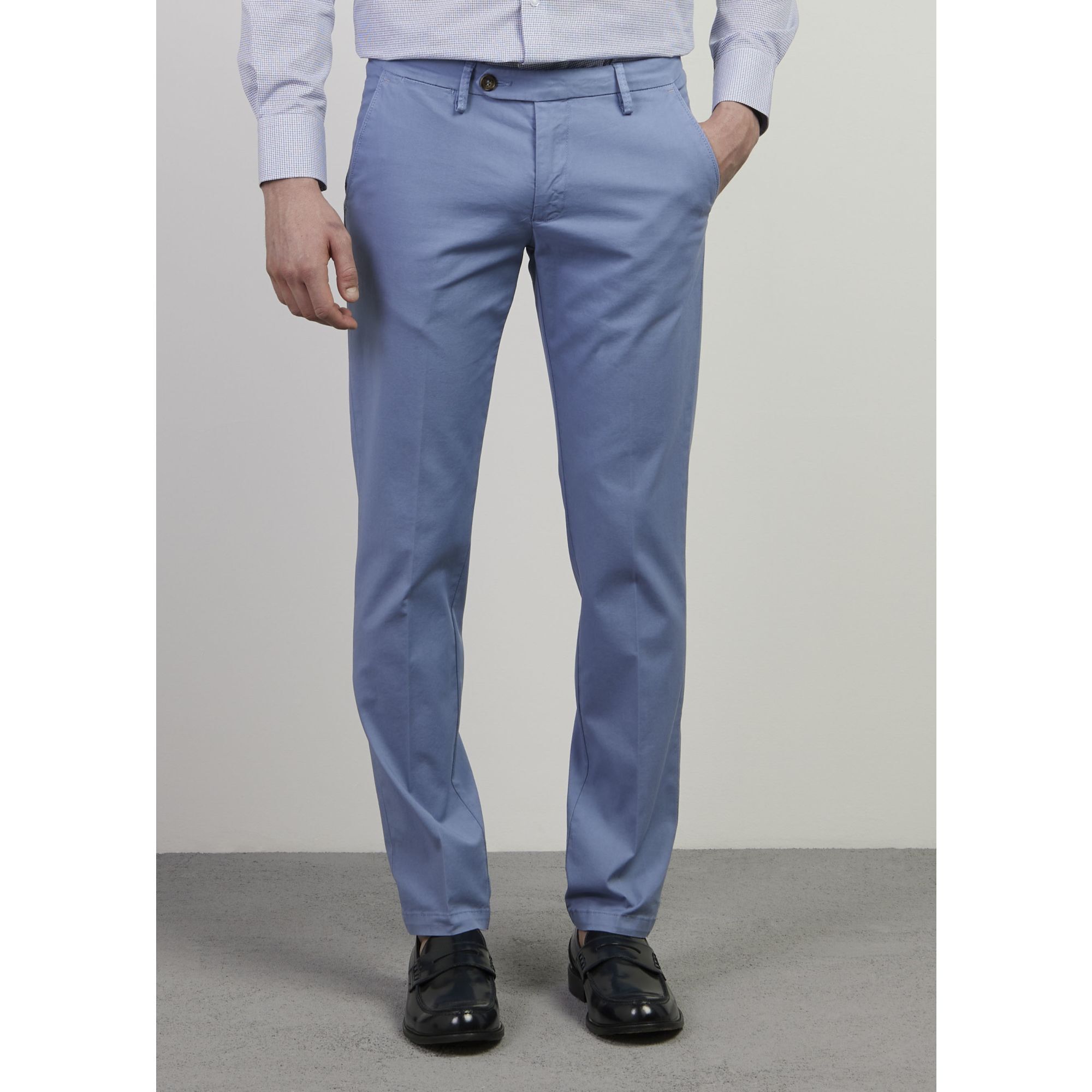 PANTALONE AZZURRO CONBIPEL