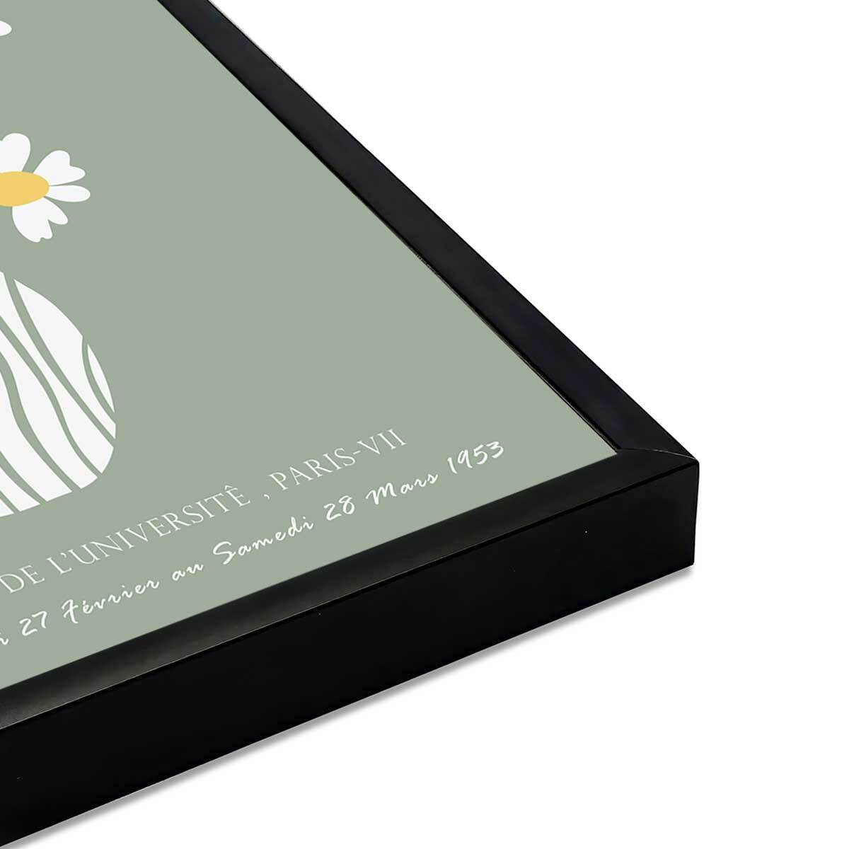 Affiche encadrée bouquet fleurs matisse Affiche + cadre en métal - Noir