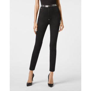 PHILIPP PLEIN Jegging de cintura alta
