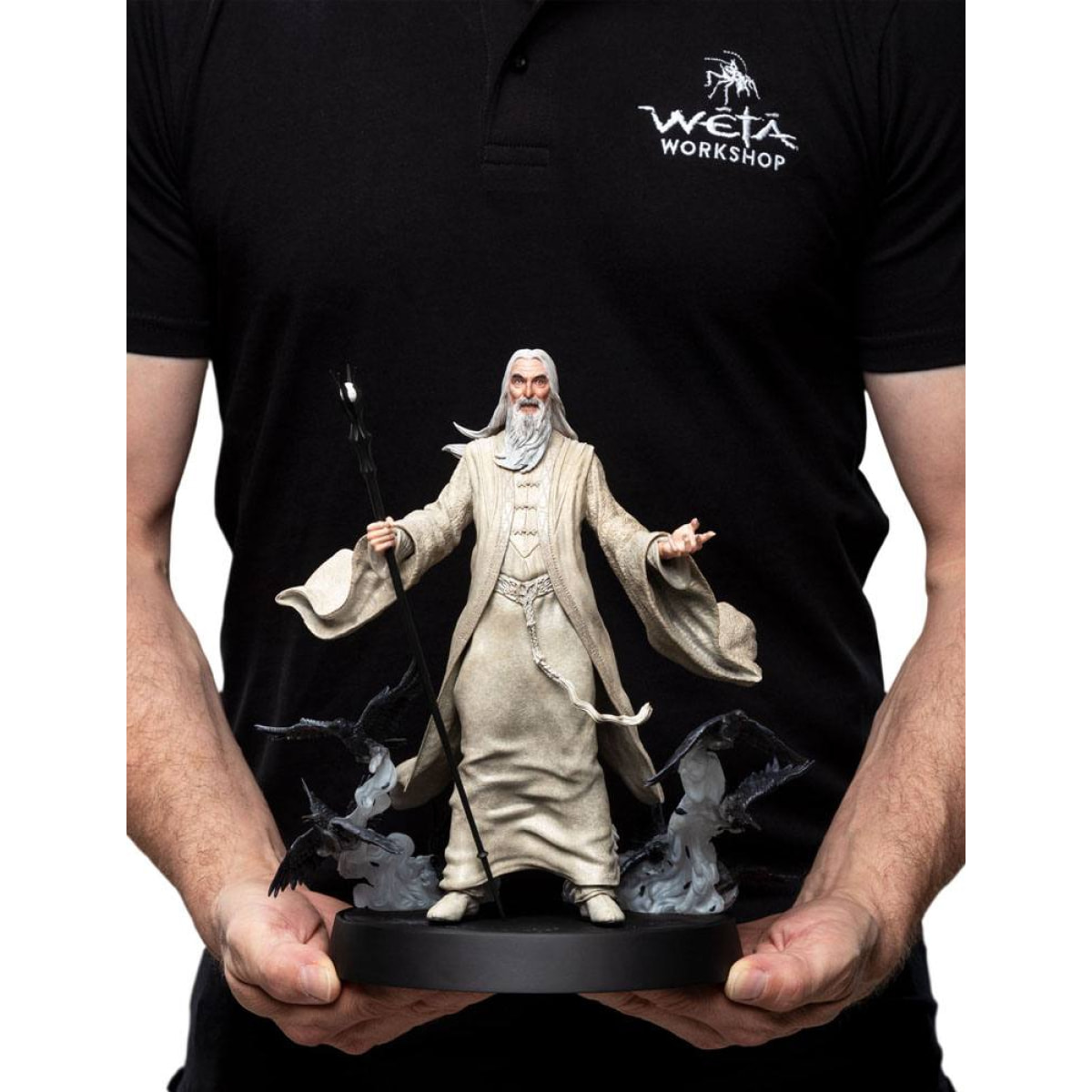 The Il Signore Degli Anelli Figures Of Fandom Pvc Statua Saruman The White 26 Cm Weta Workshop