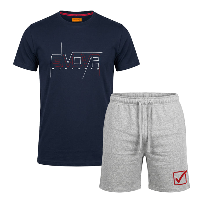 Completo Homewear Uomo Corto GIVOVA Cotone