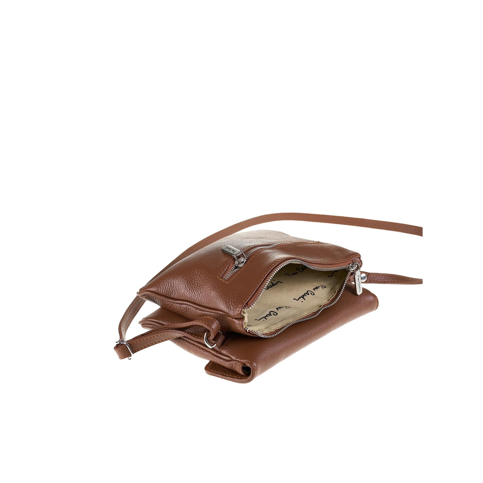 Borsa a tracolla da donna Made in Italy - Modello Seraphina Lux - 100% pelle - 26.0 x 18.0 x 4.0 cm