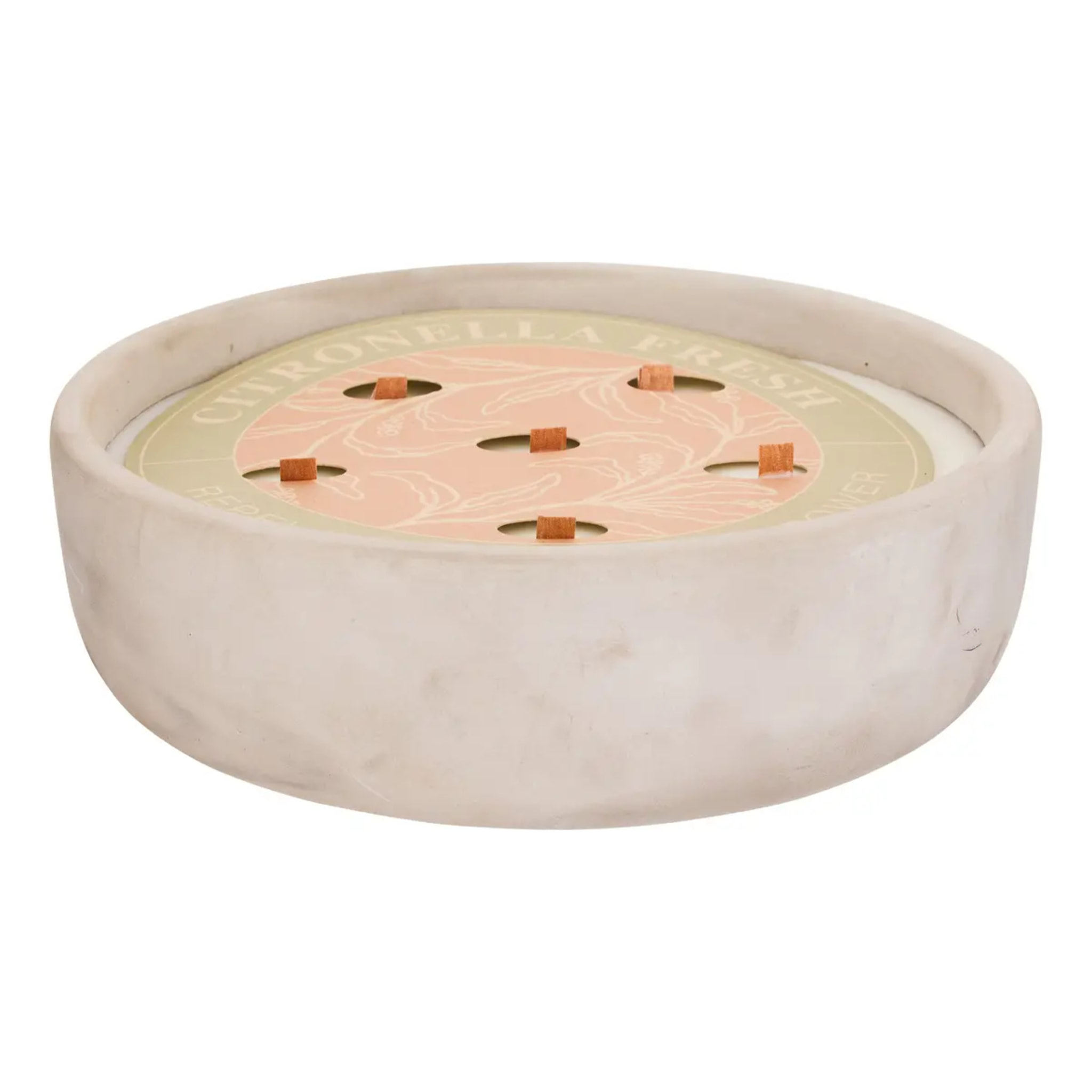 Bougie parfumée 1100g en pot Sao citronnelle