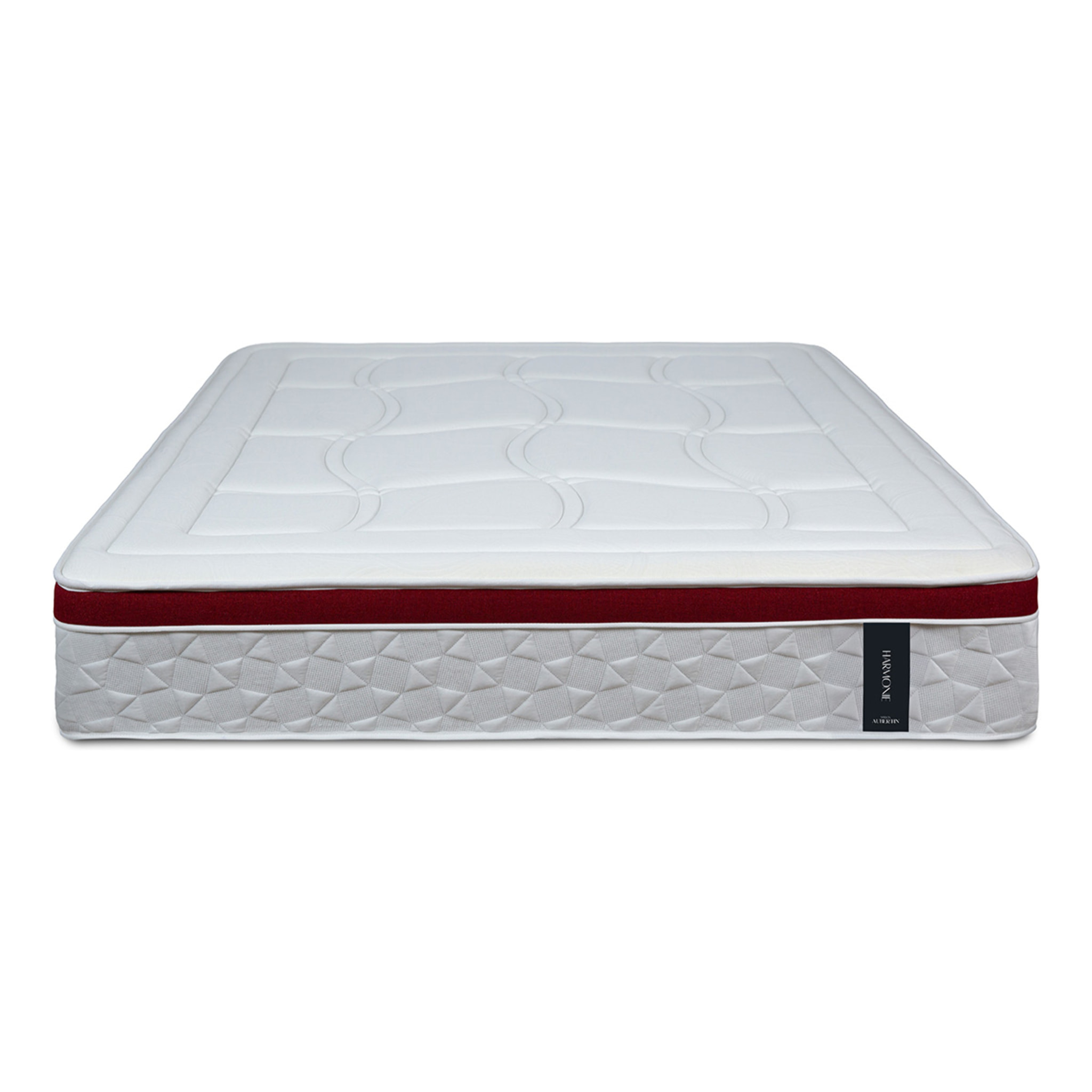 Matelas Hybride HARMONIE Ressorts Ensachés & Mémoire de Forme, 27 cm, Soutien Ferme, 4 Poignées, Garantie 10 ans
