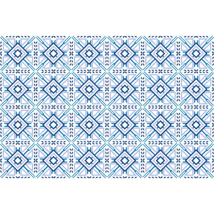 Stickers muraux - Sticker Mural Carrelage adhésif Cuisine Salle de Bain - 24 STICKERS CARRELAGES AZULEJOS PAULA