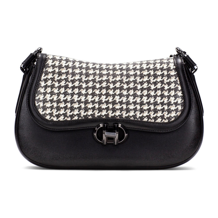 Bolso de Hombro  Negro 30cm x 18cm x 9cm