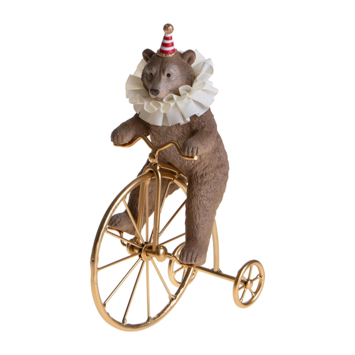 Orso circense con triciclo - Pezzi 1 - ORO - Bianchi Dino SpA