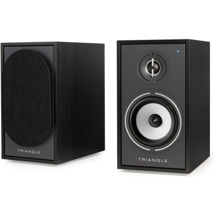 Enceinte bibliothèque active TRIANGLE BR02 Connect Noir