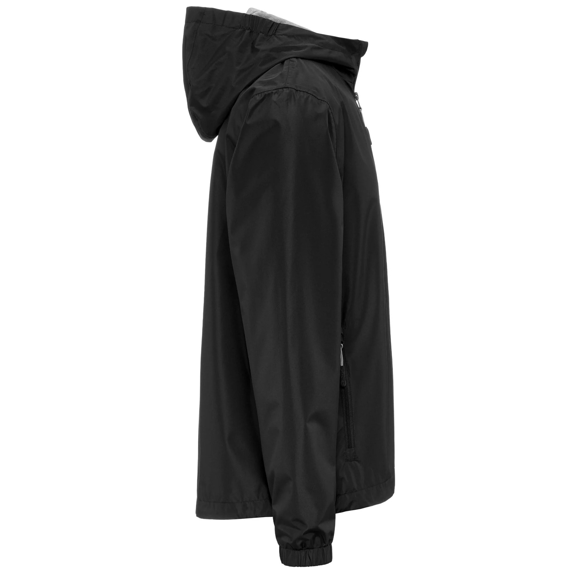 Kappa - Giacche Uomo Donna Nero - Logo Olimet