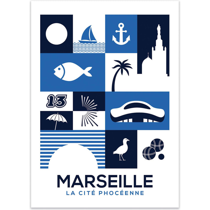 Affiche - Marseille - Posuta