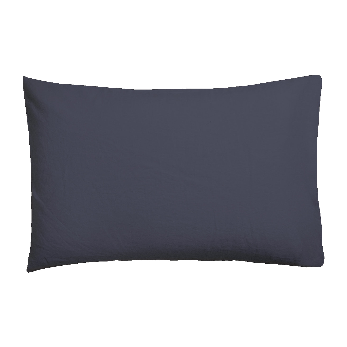 Taie d'oreiller Bleu Jeans 100% coton 79 cm/2