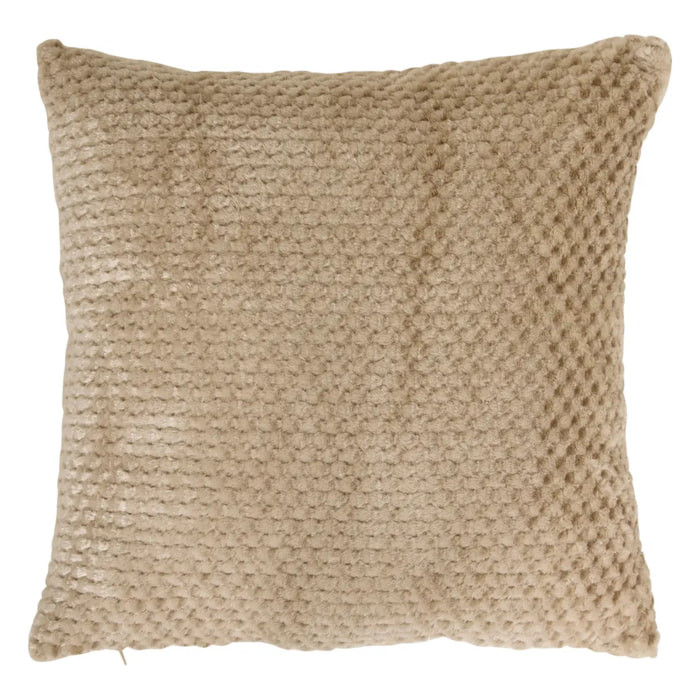 Coussin Lyno beige lin 40x40cm