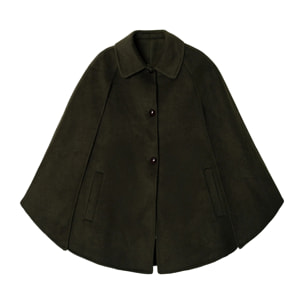 Chaqueta con lana, manga raglán de mujer