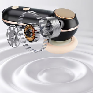 Masajeador electrónico, para el cuidado facial, ojos y cabeza. Con placa de calor de 3 niveles. 3 niveles de vibración.