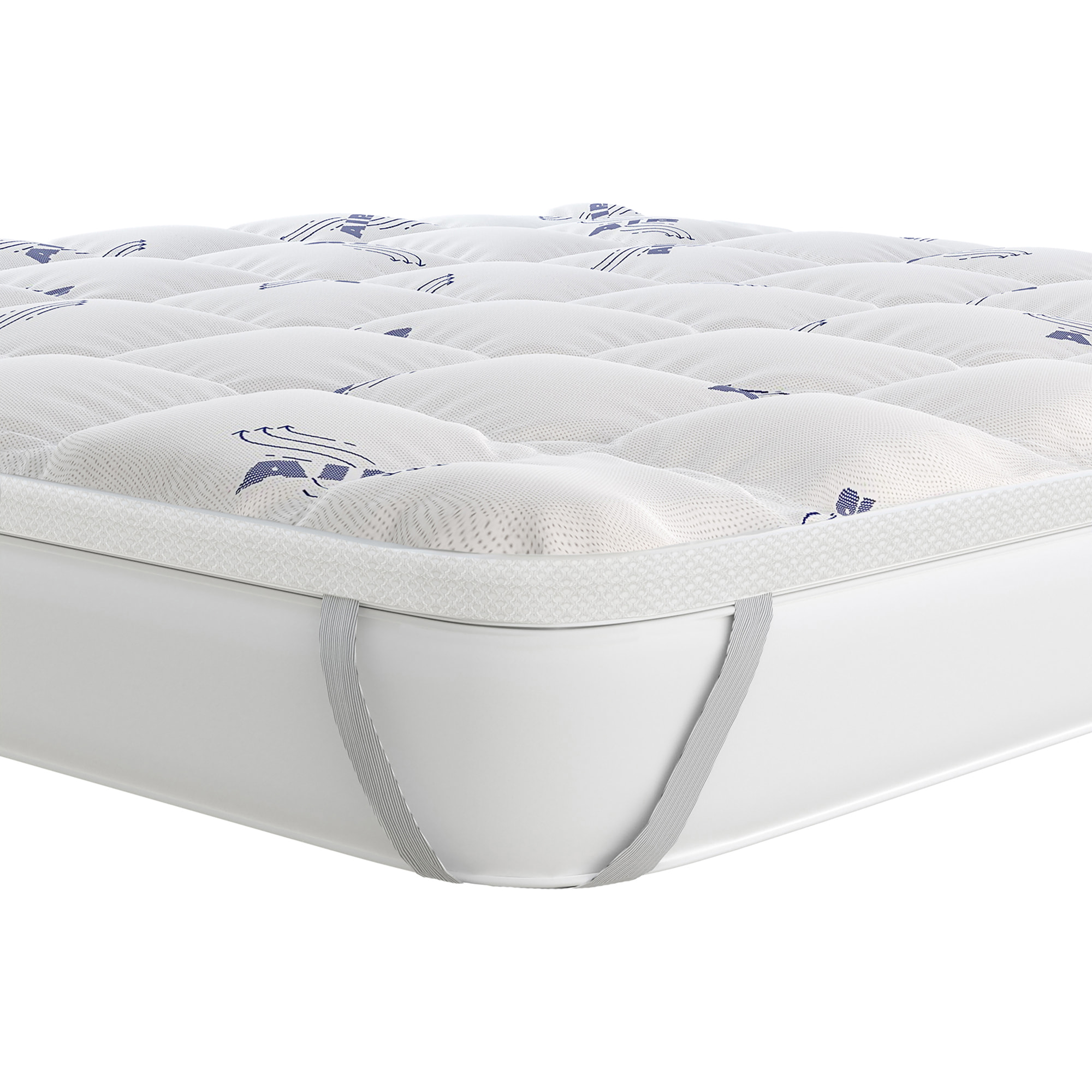 TOPPER AIR TRASPIRANTE CON ELASTICI, SOFFIETTO 3 CM, MATRIMONIALE 160x195 cm