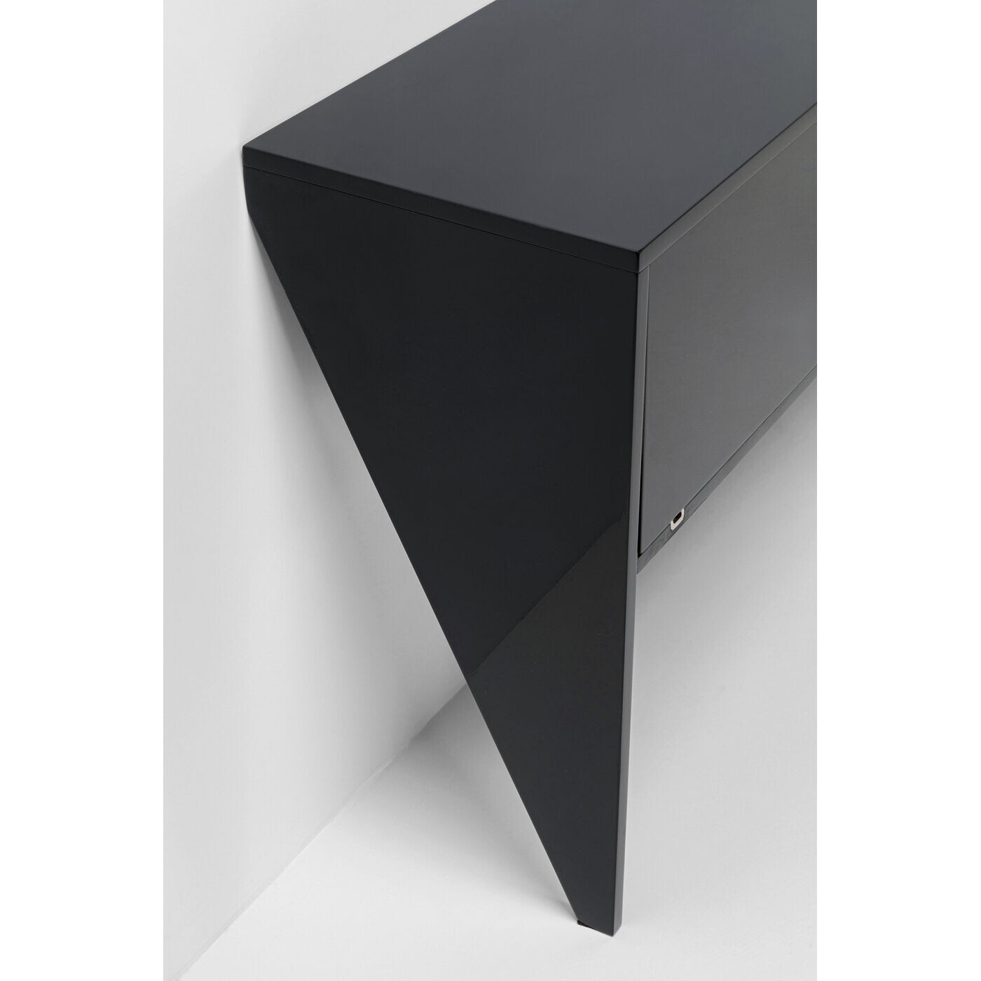 Console High Heel 140x38cm noire Kare Design