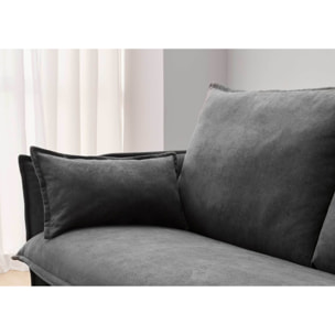 Sofá Cama Viscoelástico - Apertura Estilo Italiano - Colchón Matrimonio - Tejido Anti-Manchas - 2 Cojines Función Almohada incluídos - Múltiples colores - 5 Años de Garantía