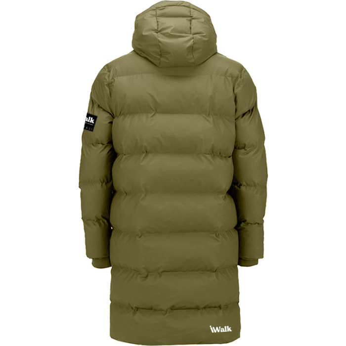 Chaqueta iwalk Fold Long en color Caqui