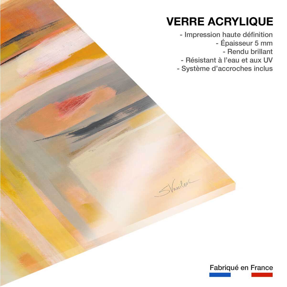 Tableau Soleil joyeux Tableau plexiglas