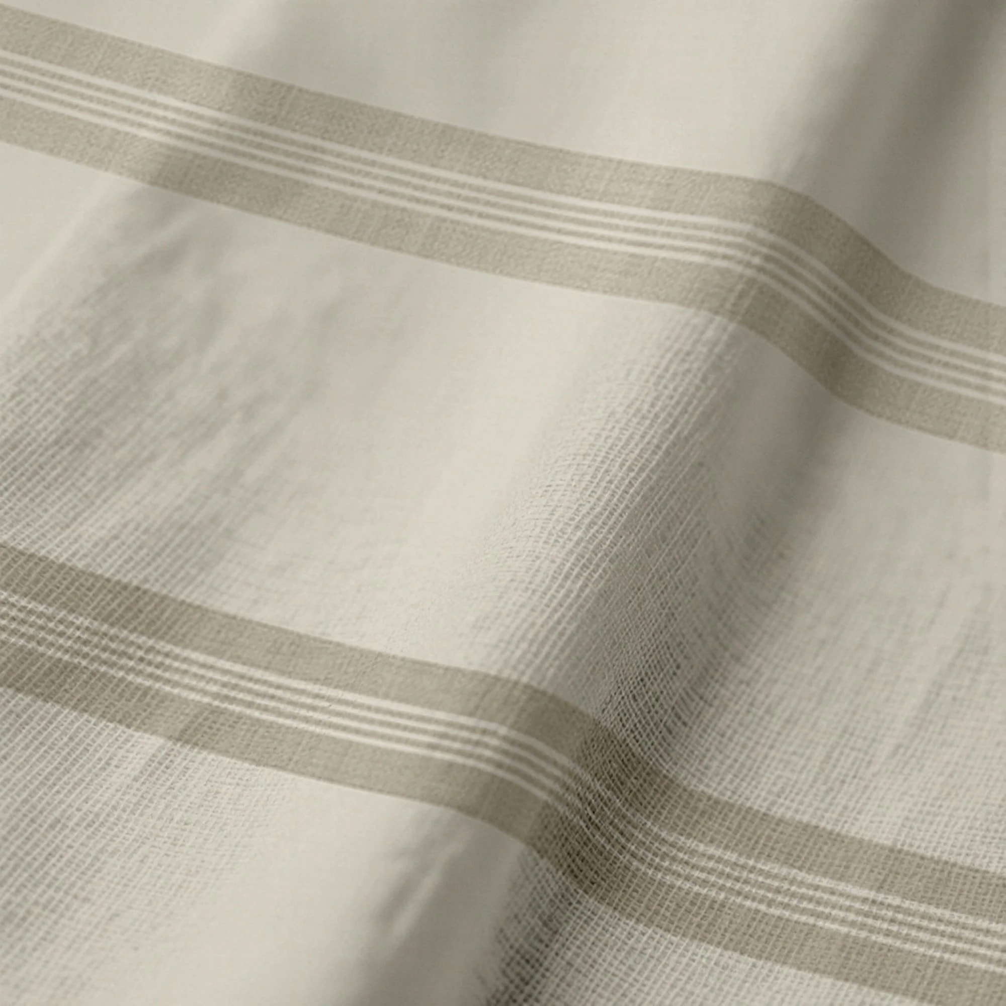 Chemin de table 100% coton Nua Beige 50x150 cm