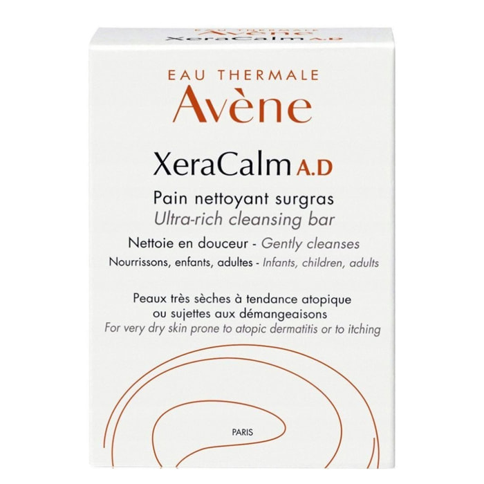 XeraCalm A.D - Pain Nettoyant Surgras 100 g