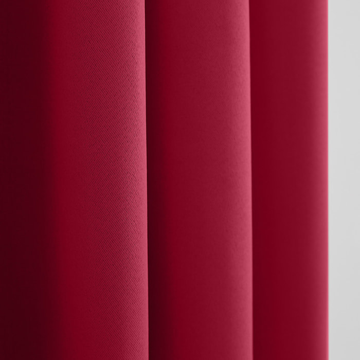 Rideau occultant thermique piment 140 x 260 cm