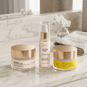 Crema reparadora de caracol + sérum de caracol + crema de día con SPF 50