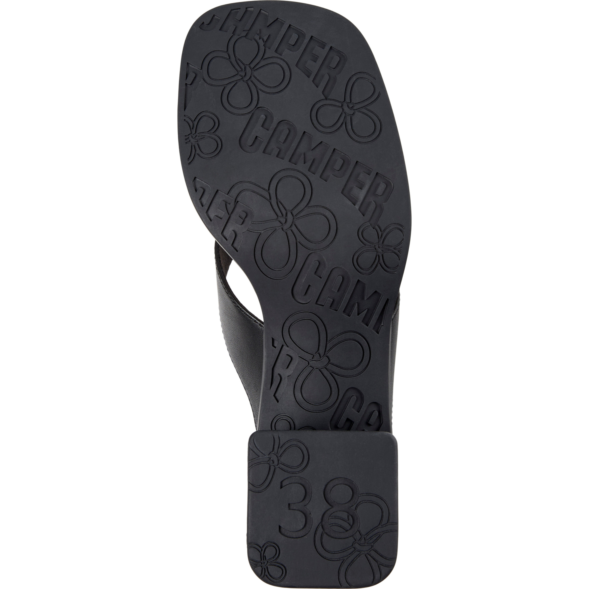 Sandalias - CAMPER Kora Sandal - Negro - Cuero liso