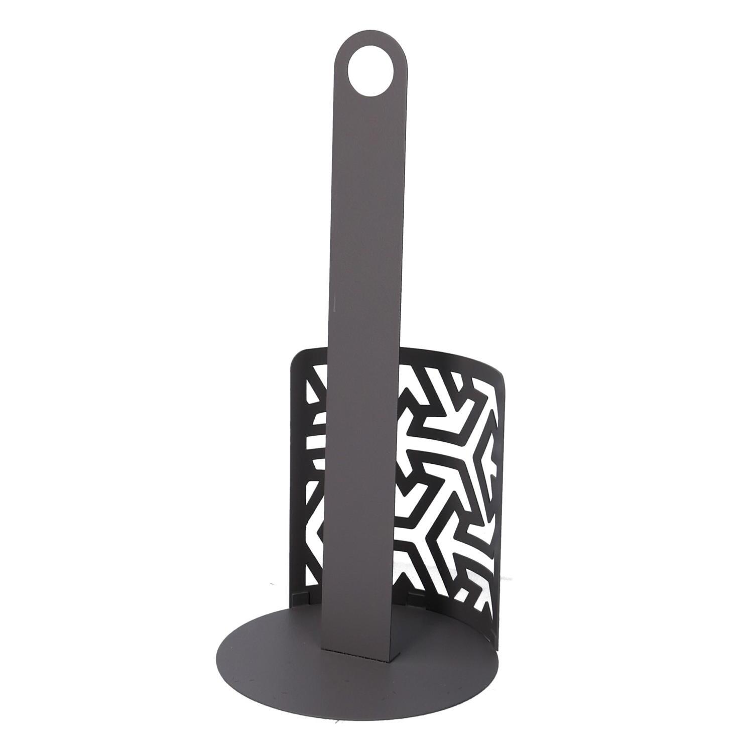 Portascottex in metallo frecce grigio tondo cm ø15h33