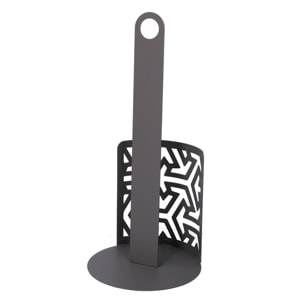 Portascottex in metallo frecce grigio tondo cm ø15h33